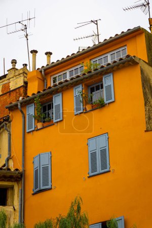 Photo for View of Grasse, a town on the French Riviera, known for its long-established perfume industry, France - Royalty Free Image