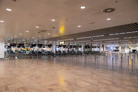 Téléchargez les photos : Zaventem, Belgique, 29 avril 2023. Intérieur de l'aéroport de Zaventem, Brussels Airport - en image libre de droit