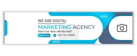 Linkedin Background banner template Design for Business Marketing