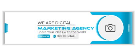 Digital marketing agency LinkedIn Background  banner design