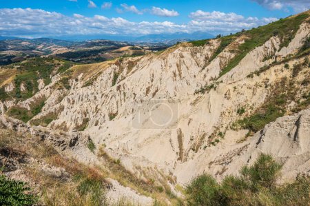 Photo for The calanchi di Atri with its stupendous and amazing clayey formations - Royalty Free Image