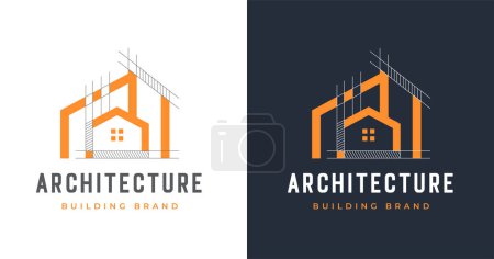 Foto de Plantilla de logotipo de construcción de casa inmobiliaria - Imagen libre de derechos