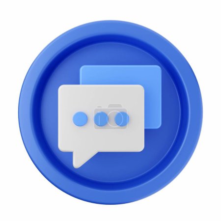 Photo for Chat icon, vector illustration - Royalty Free Image