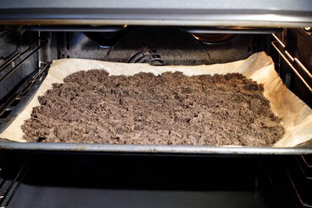 warming the ground for home flowers in the oven. control of parasites in the ground for flowers. transplanting plants at home. warming the ground in the oven.