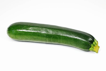 Photo for Raw zucchini on a white background - Royalty Free Image