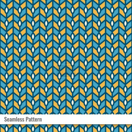 Illustration for Abstract geometric mozaic seamless pattern illustration design - Royalty Free Image