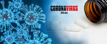 Photo for Corona virus outbreak and covid pandemic concept. - Royalty Free Image