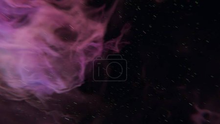 Foto de Nebulosas espaciales y estrellas atraviesan graciosamente el universo en una impresionante pantalla celestial - Imagen libre de derechos