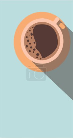 Photo for Coffee cup icon vector illustration - Royalty Free Image
