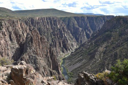 Photo for View at Black Canyon of the Gunnison National Park in Colorado - Royalty Free Image