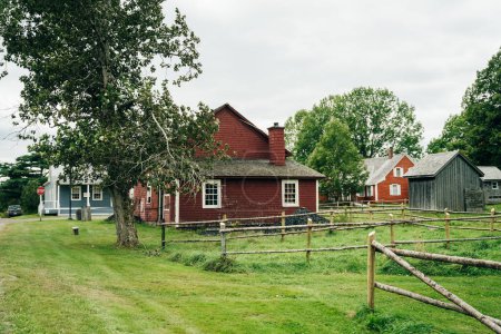 Foto de Sherbrooke Village en horario de verano en Nueva Escocia, Canadá - oct, 2022. Foto de alta calidad - Imagen libre de derechos