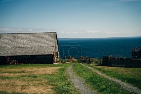 highland village museum in cape breton, nova scotia - oct, 2022. High quality photo