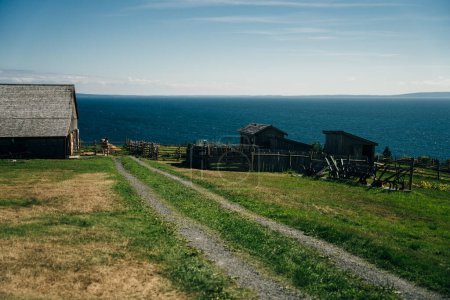 highland village museum in cape breton, nova scotia - oct, 2022. High quality photo