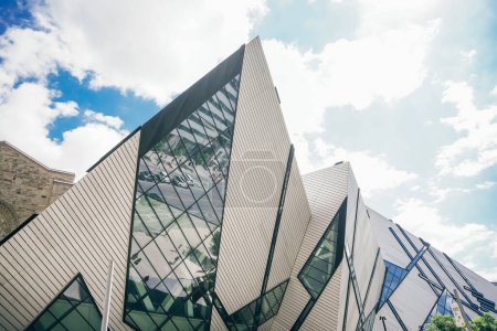 Photo for TORONTO, CANADA - oct 2022 Royal Ontario Museum, the store and the Curatorial centre designed by Gene Kinoshita . High quality photo - Royalty Free Image