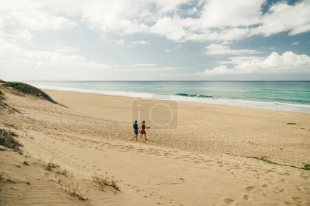 Foto de Ladrando arenas playa kauai hawaii. Foto de alta calidad - Imagen libre de derechos