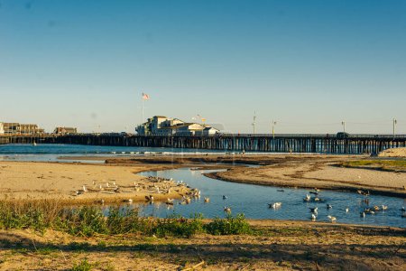 Photo for Stearns Wharf in Santa Barbara, California - sep 2022. High quality photo - Royalty Free Image