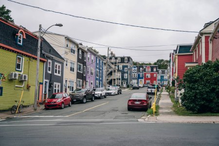 Photo for Colorful houses in St. John's, Newfoundland, Canada - oct, 2022. High quality photo - Royalty Free Image