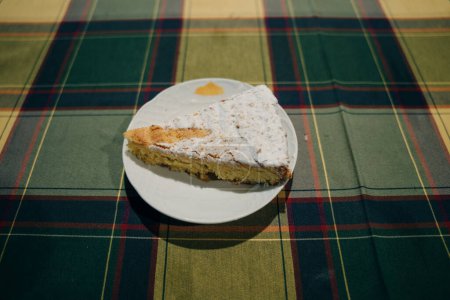 Famous pilgrim's tart or cake on the Camino de Santiago. High quality photo