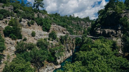 Parque Nacional Koprulu Canyon. Puente y recursos hídricos. Manavgat, Antalya, Turquía. Foto de alta calidad