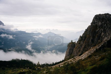  view of mount Civetta in Dolomites, Italy. High quality photo