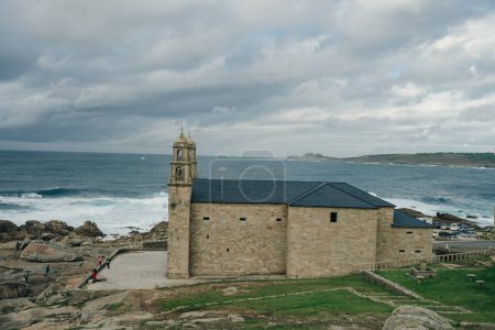 Foto de Santuario Virxe da Barca en Muxia, provincia de Coruña, España - nov, 2021. Foto de alta calidad - Imagen libre de derechos