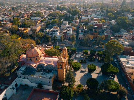 Foto de Vista aérea panorámica de San Miguel de Allende, México. - Imagen libre de derechos