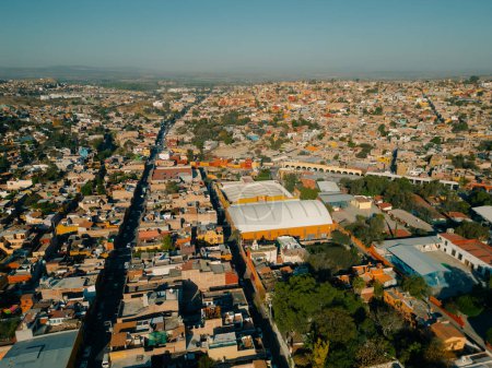 Luftaufnahme von San Miguel de Allende, Mexiko.
