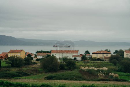 Muxia, una pequeña ciudad costera y destino turístico en la Costa de la Muerte, La Coruña, Galicia, España. Foto de alta calidad