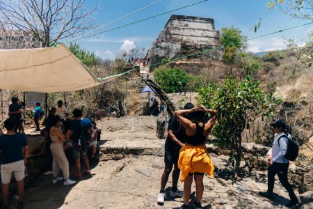 Photo for Tepozteco pyramid at Tepoztlan, Morelos, Mexico - april 2023. High quality photo - Royalty Free Image