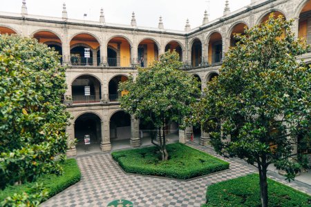 CDMX Mexico City 2023 MAY. Old Custom Ex Antigua Aduana, Antiguo colegio de San Ildefonso. High quality photo