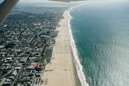 Venice beach Los Angeles Californie LA Summer Blue Aerial. Photo de haute qualité