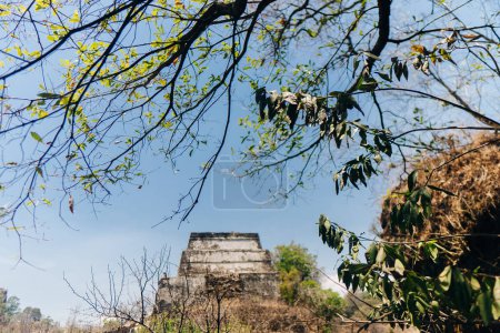 Tepozteco Pyramide in Tepoztlan, Morelos, Mexiko - April 2023. Hochwertiges Foto