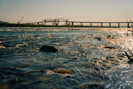 Téléchargez les photos : Point de vue de la rivière Whitefish Island à Sault Ste. Marie, CANADA. Photo de haute qualité - en image libre de droit