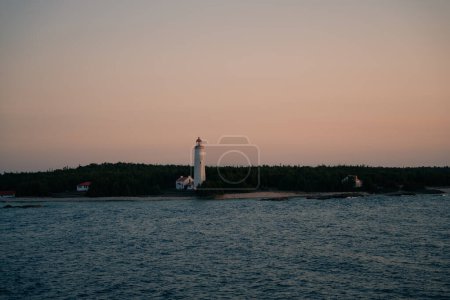 Cove Island lighthouse on Georgian Bay, Lake Huron, canada. High quality photo