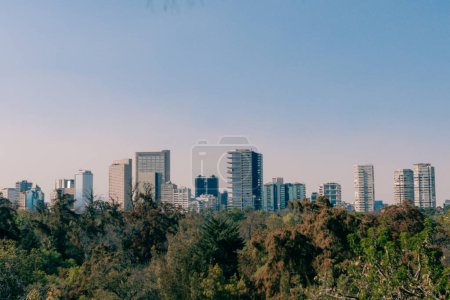  Mexique - février 2022 vue panoramique de Chapultepec à Mexico. Photo de haute qualité