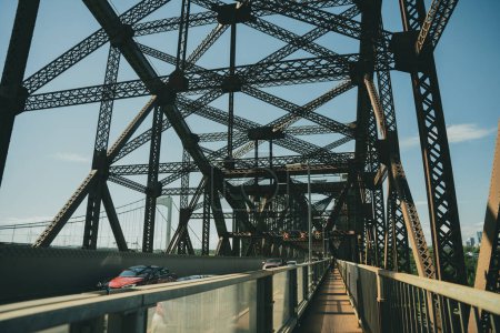  cantilever bridge in Quebec city - oct 2022. High quality photo