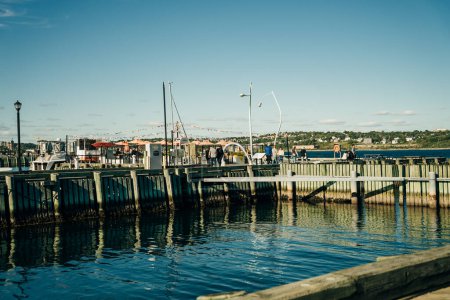 Foto de Halifax, Nueva Escocia Canadá - Mayo 2023 frente al mar en el centro de Halifax. Foto de alta calidad - Imagen libre de derechos