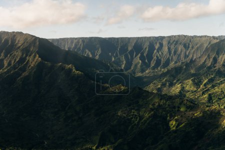 Luftaufnahme des Waimea Canyon State Park, Kauai County, Hawaii, Vereinigte Staaten. Hochwertiges Foto