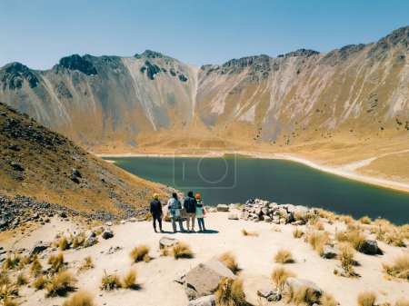 Téléchargez les photos : Toluca, Mexicov - 20 janvier 2024 Incroyable paysage dans le Nevado de Toluca. Photo de haute qualité - en image libre de droit