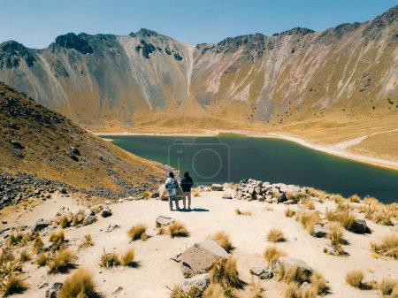 Toluca, Mexicov - 20 janvier 2024 Incroyable paysage dans le Nevado de Toluca. Photo de haute qualité