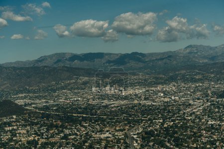 Photo for Aerial view of hills in Los Angeles California. High quality photo - Royalty Free Image