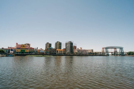  Buenos Aires, Argentina - dec 2th 2023 panoramic view of La Boca neighborhood. High quality photo