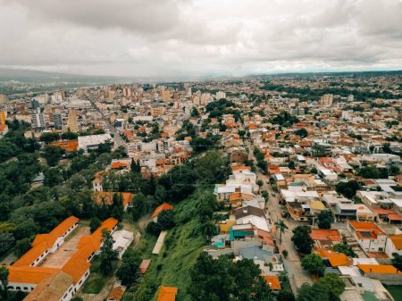 Foto de Vista aérea de San Salvador de Jujuy, Argentina. Foto de alta calidad - Imagen libre de derechos