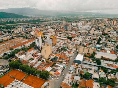vista aérea de San Salvador de Jujuy, Argentina. Foto de alta calidad