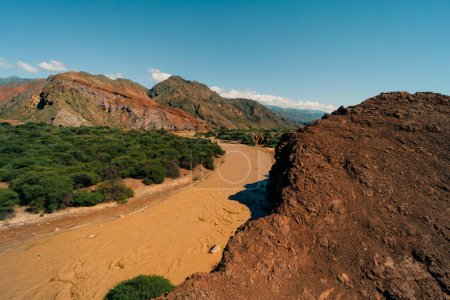 Vistas de la Quebrada de las Conchas en Salta, norte de Argentina. Foto de alta calidad