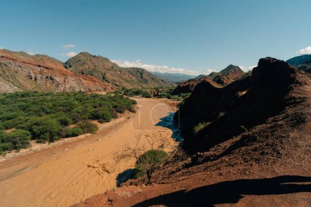 Vistas de la Quebrada de las Conchas en Salta, norte de Argentina. Foto de alta calidad