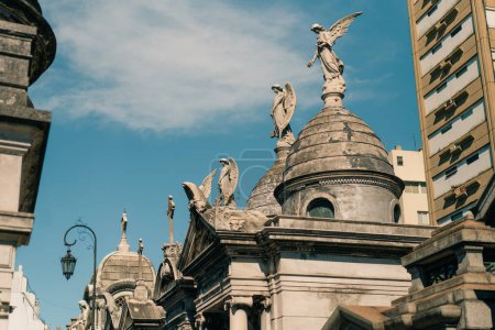 Photo for Recoleta Cemetery, the most important and famous cemetery in buenos aires, Argentina - mar 2th 2024. High quality photo - Royalty Free Image