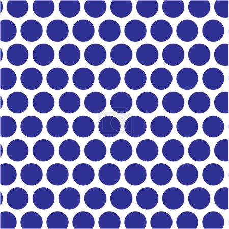 Illustration for Dot blue on white background - Royalty Free Image