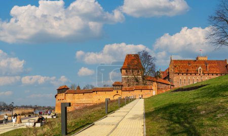Château de Malbork, capitale de l'Ordre Teutonique en Pologne