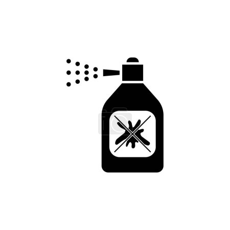 Foto de Jabón líquido antiséptico icono de vector plano. Símbolo sólido simple aislado sobre fondo blanco - Imagen libre de derechos